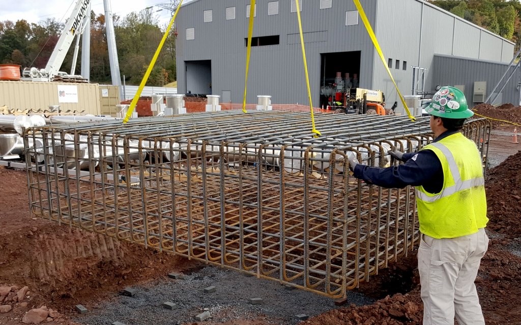 Rebar installation for slab